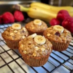 Healthy Banana Oat Muffins Recipe