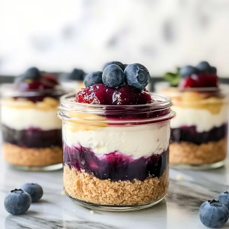 High Protein Cheesecake Jars