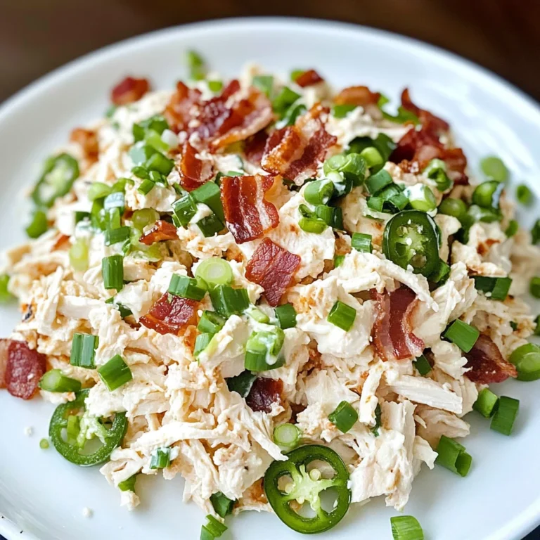 KETO JALAPENO POPPER CHICKEN SALAD