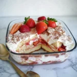 Keto Strawberry Tiramisu