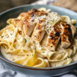 Skinny Low-Fat Chicken Fettuccine Alfredo
