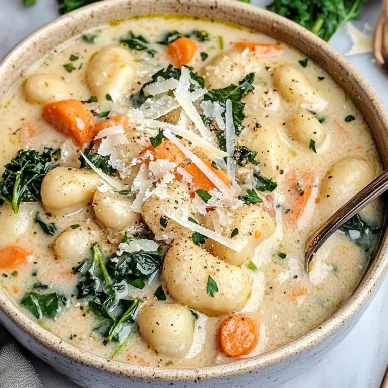 Vegan Chickpea Gnocchi Soup
