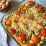 White Bean and Pesto Bake