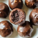 3-Ingredient No Bake Brownie Bites