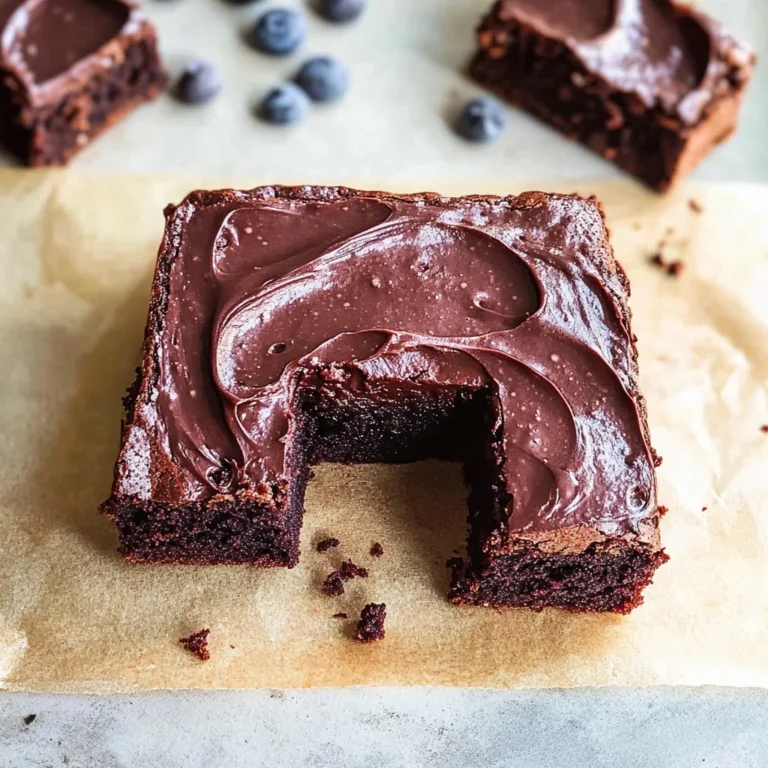 Beetroot Brownies with a Chocolate Avocado Frosting