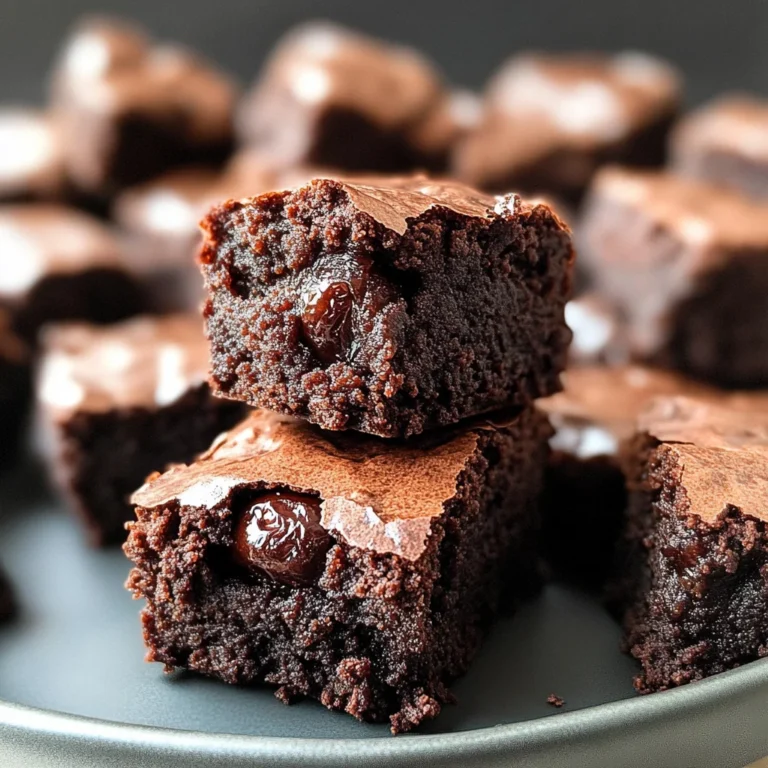 Date Brownies (No Flour!)