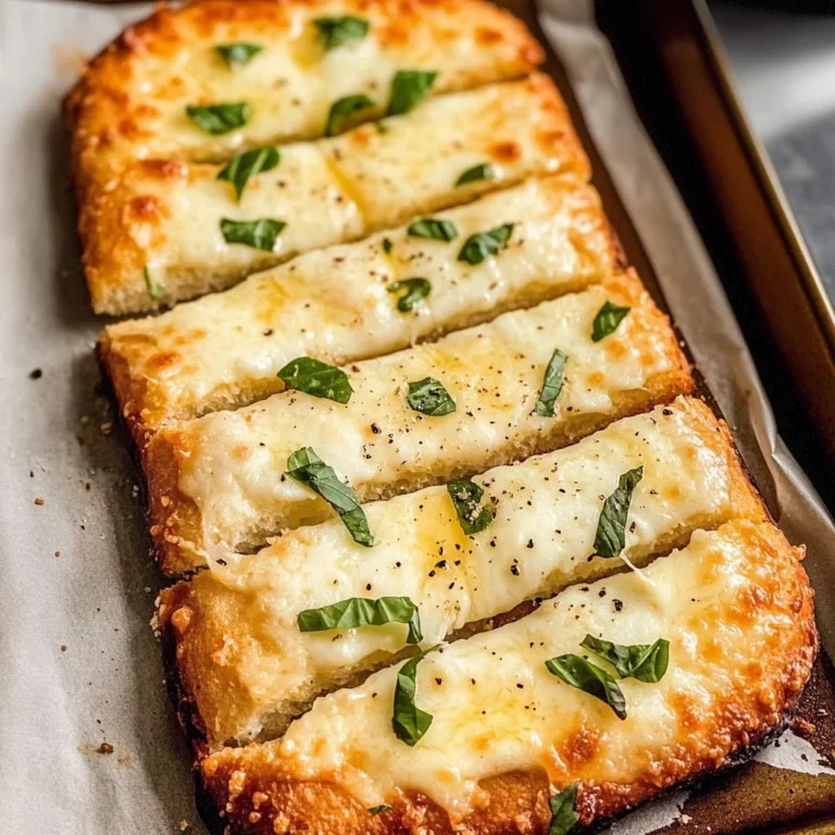 Easy Keto Cheesy Garlic Bread