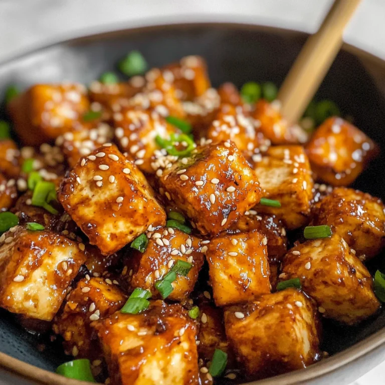 Garlic Sesame Tofu