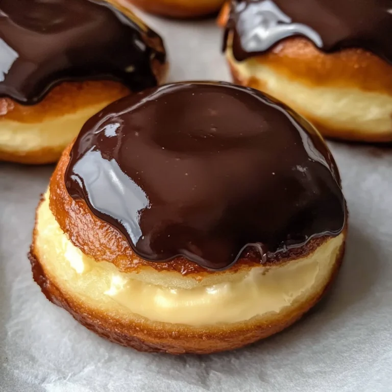 Gluten-Free Air Fryer Boston Cream Donuts
