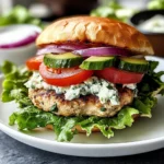 Greek Chicken Burgers