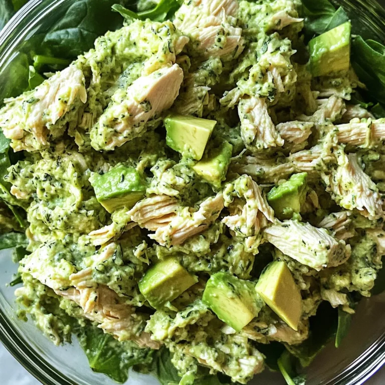 Healthy Green Goddess Chicken Salad (High-Protein)