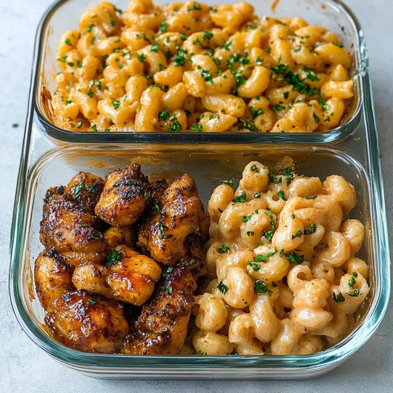 High-Protein Honey Garlic Butter Chicken with Mac & Cheese