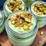 Keto Pistachio No-Bake Cheesecake