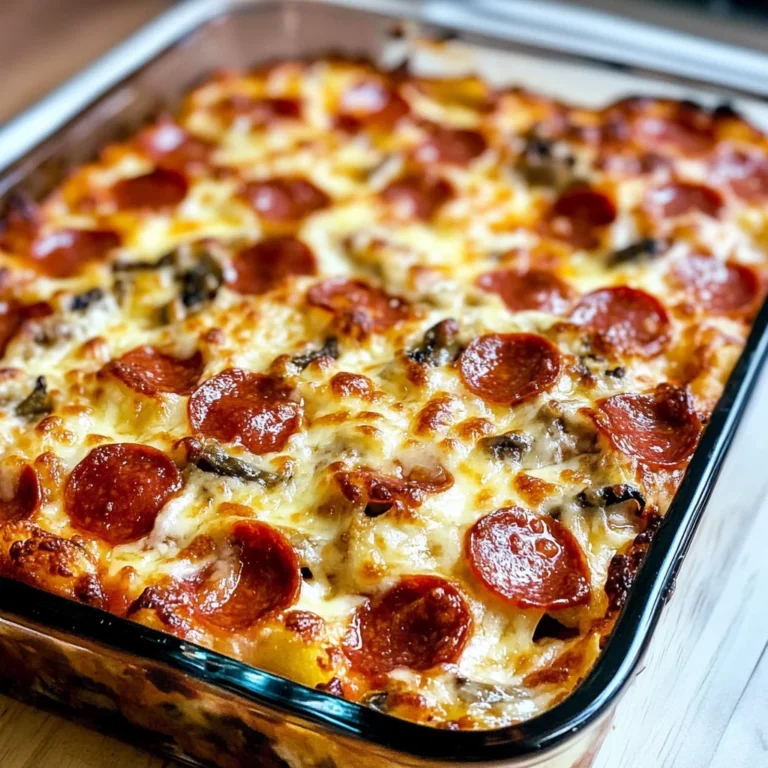 Low Carb Pizza Casserole - Gluten Free