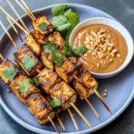 Tofu Satay with Peanut Sauce