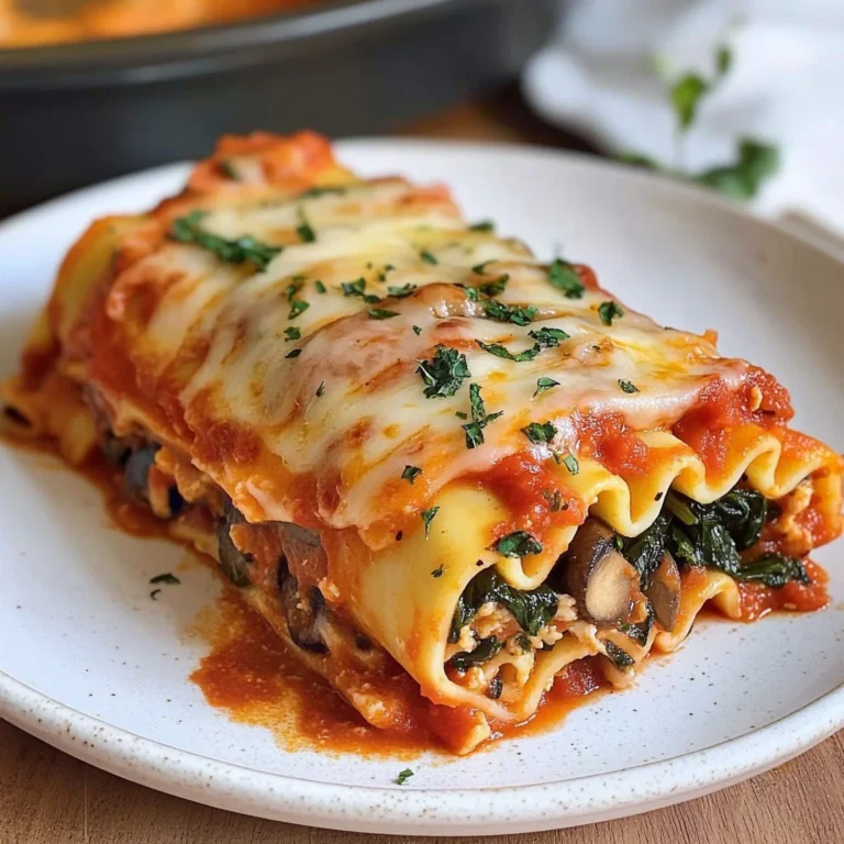 Vegan Lasagna Roll Ups