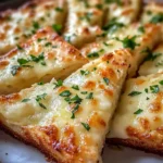Air Fryer Cheesy Tortilla Garlic Bread