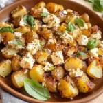 Baked Feta Potatoes