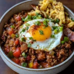Breakfast Chili and Eggs