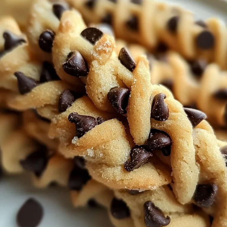Chocolate Chip Cookie Dough Twists