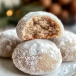 Cinnamon Sugar Snowball Cookies