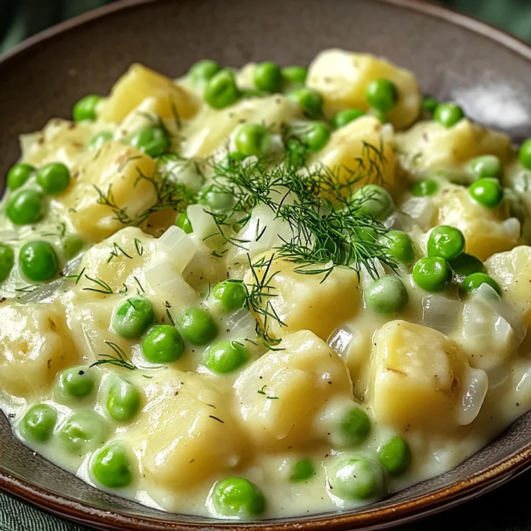 Creamed Peas and Potatoes