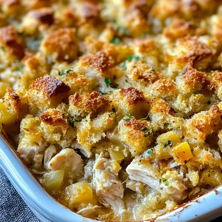 Dolly's Chicken and Stuffing Casserole