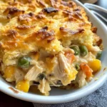 Easy Chicken Cobbler Dinner Casserole