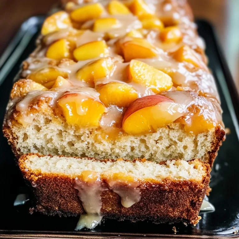 Heavenly Peach Bread