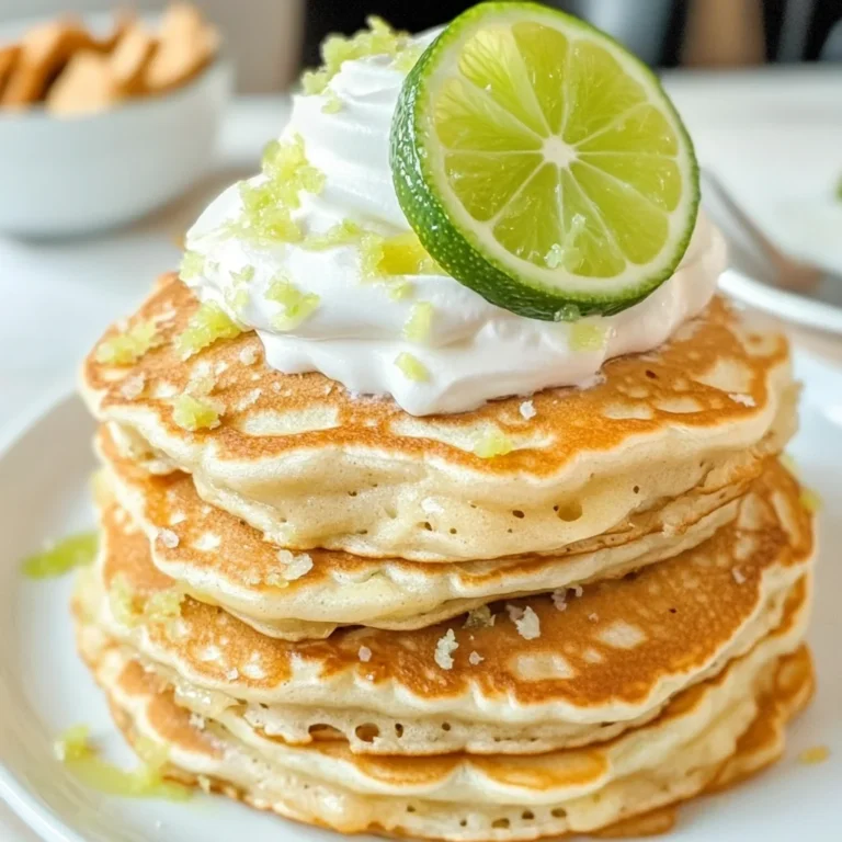Key Lime Pie Pancakes