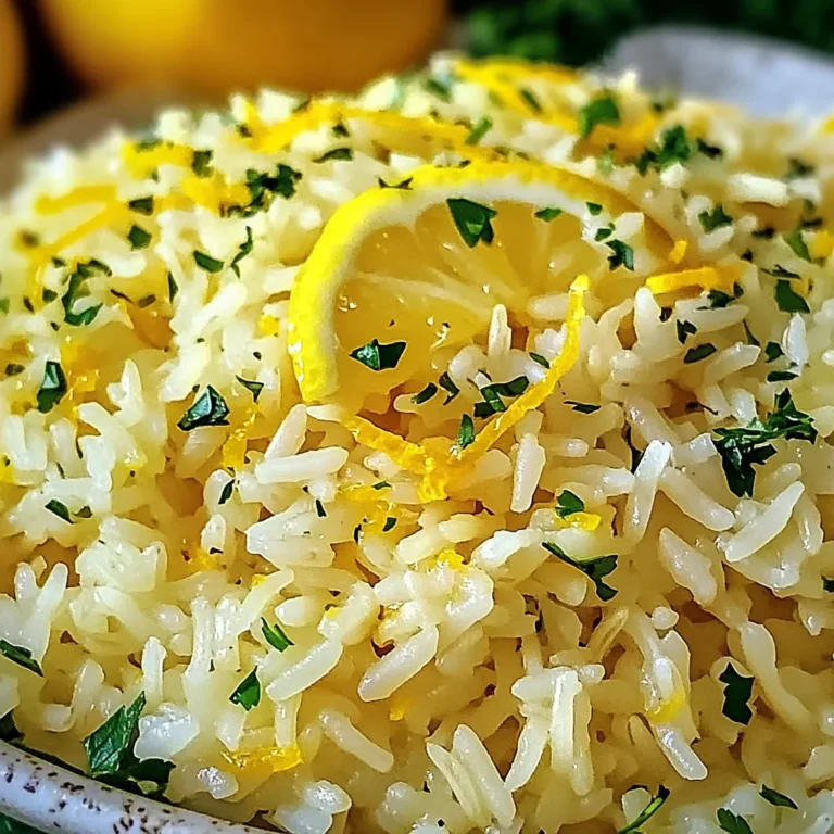 Light and Flavorful Greek Lemon Rice for Every Occasion