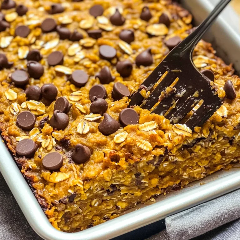Pumpkin Baked Oatmeal