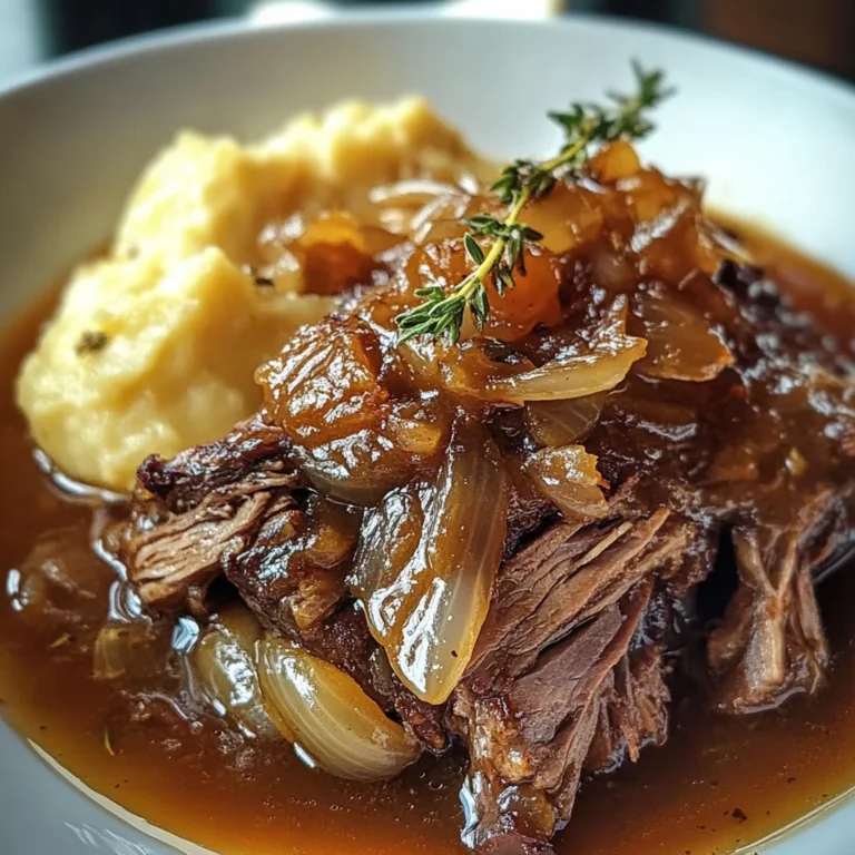 Savory French Onion Pot Roast Recipe for Comfort Food Lovers