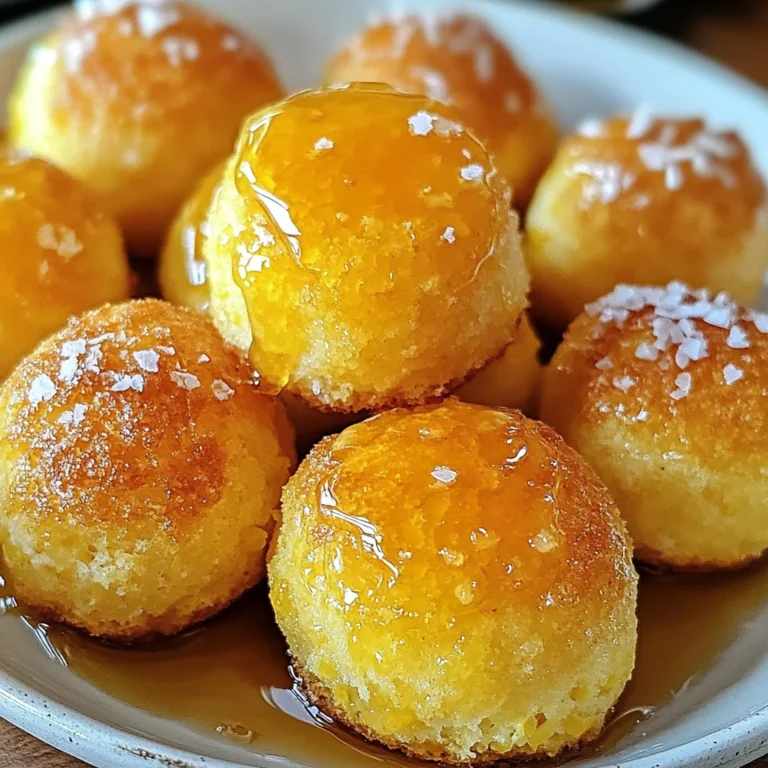 Southern-Style Honey Butter Cornbread Poppers
