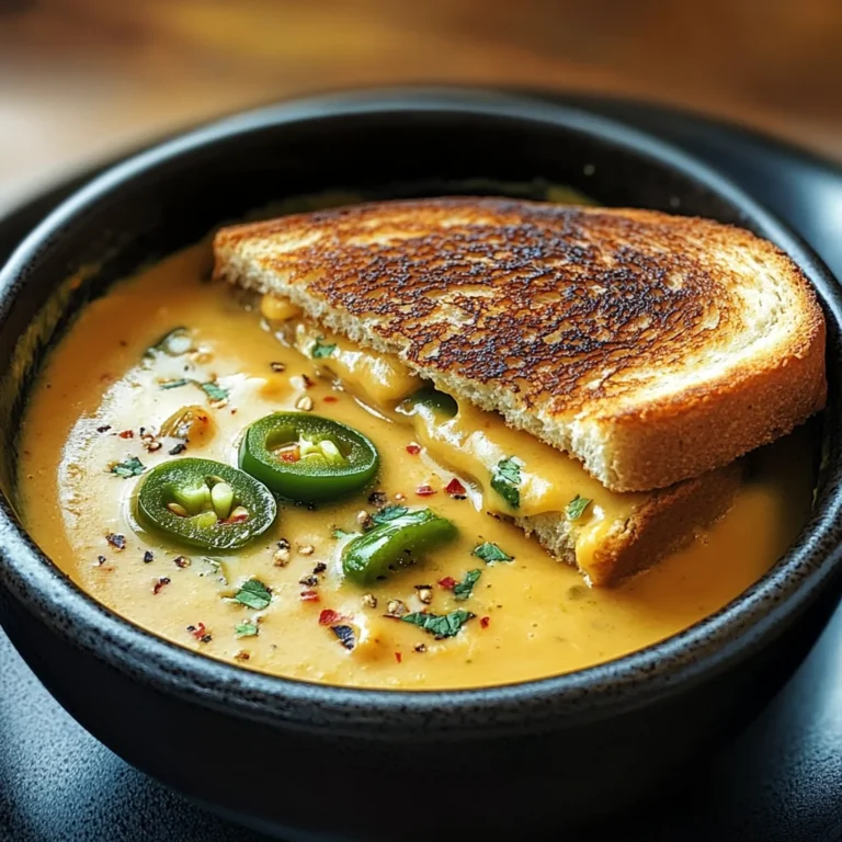 Spicy Jalapeño Popper Soup with Grilled Cheese Dippers
