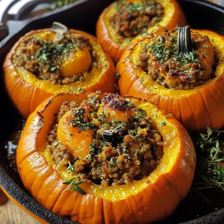 Stuffed Mini Pumpkins Recipe