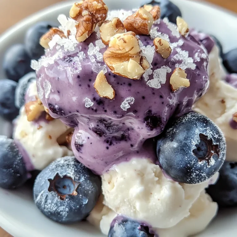 Wholesome Frozen Blueberry Yogurt Clusters