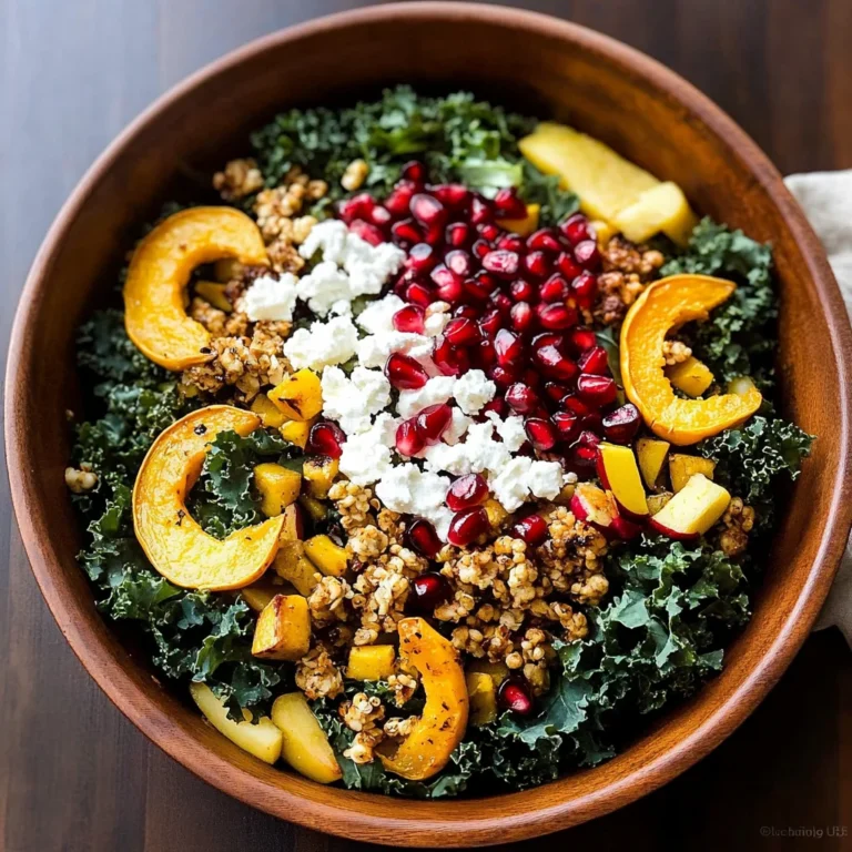 Autumn Harvest Salad with Pomegranates