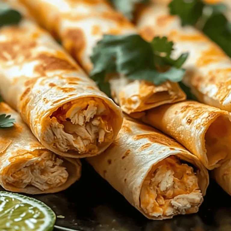 Cream Cheese Chicken Taquitos
