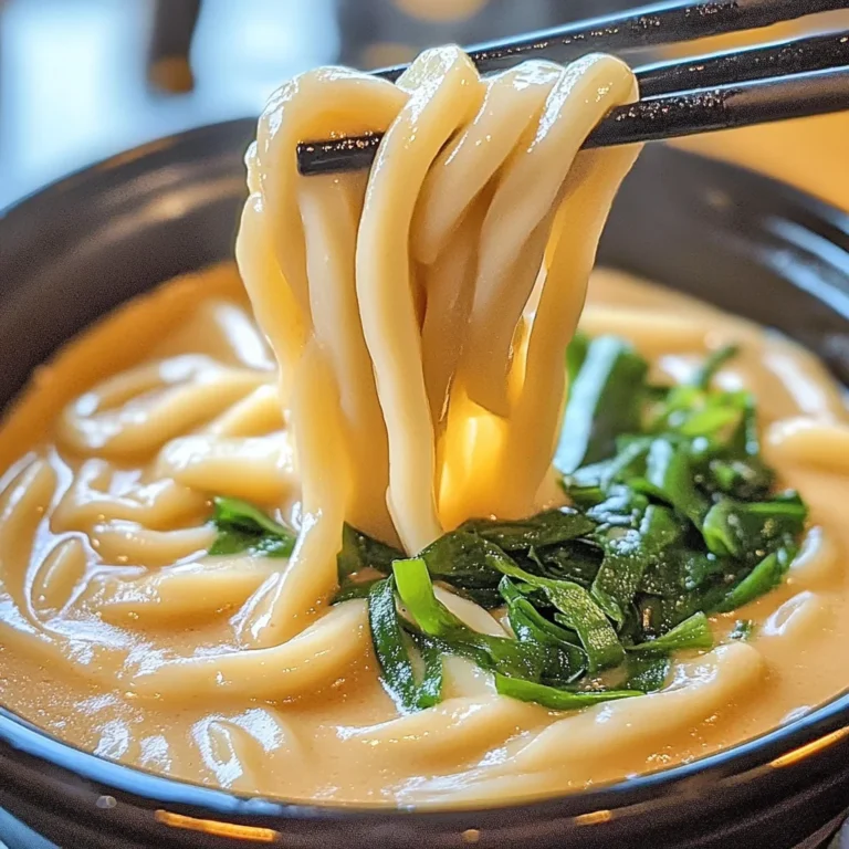 Creamy Miso Udon