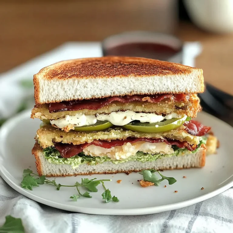 Crunchy Fried Green Tomato BLT Sandwich - Alrightwithme