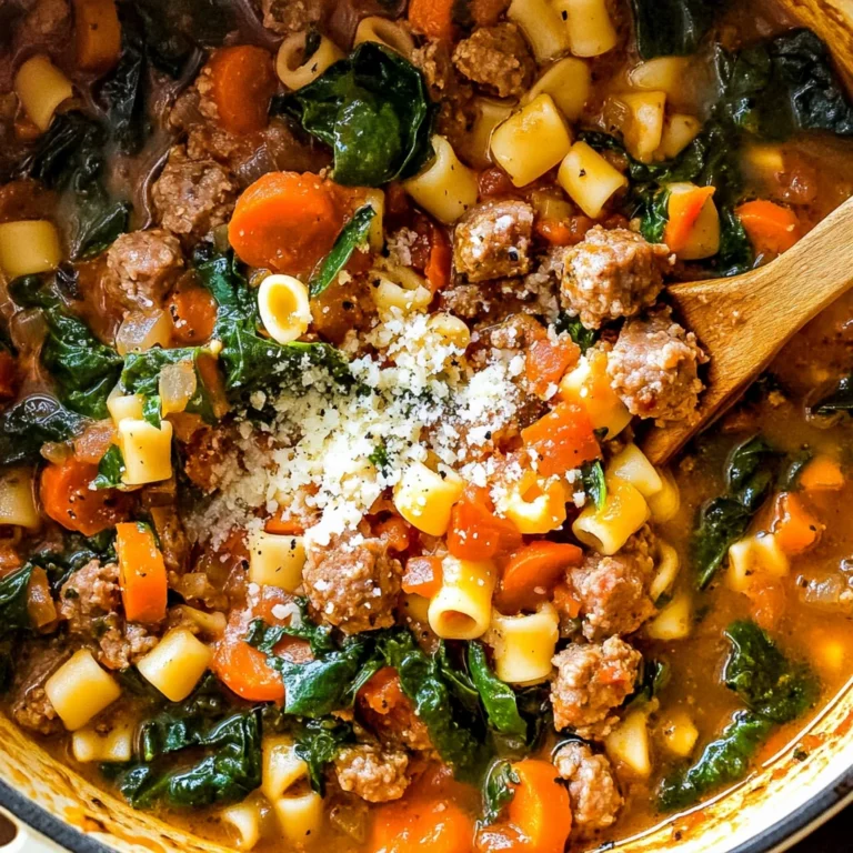 Easy Italian Sausage Soup Recipe