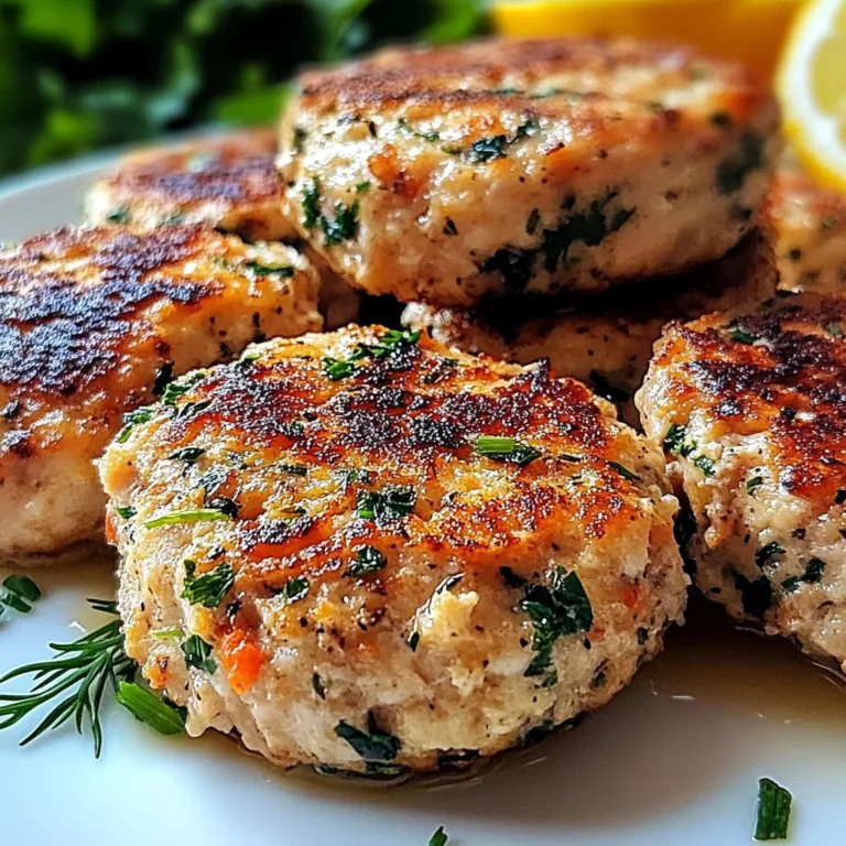 Mediterranean Chicken Patties