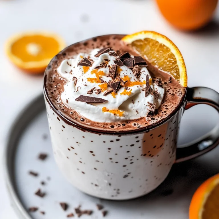 Orange Hot Chocolate