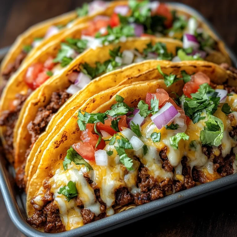Oven-Baked Cheesy Tacos (Crispy & Loaded) You’ll Love!