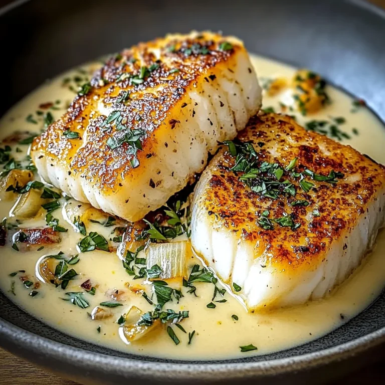 Pan-Seared Cod with Garlic Cream Sauce: An Amazing Ultimate Recipe