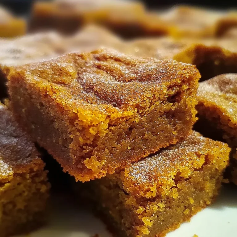 Pumpkin Snickerdoodle Blondies Recipe