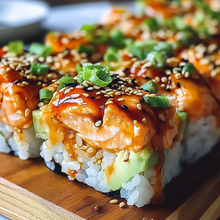Spicy Salmon Sushi Bake