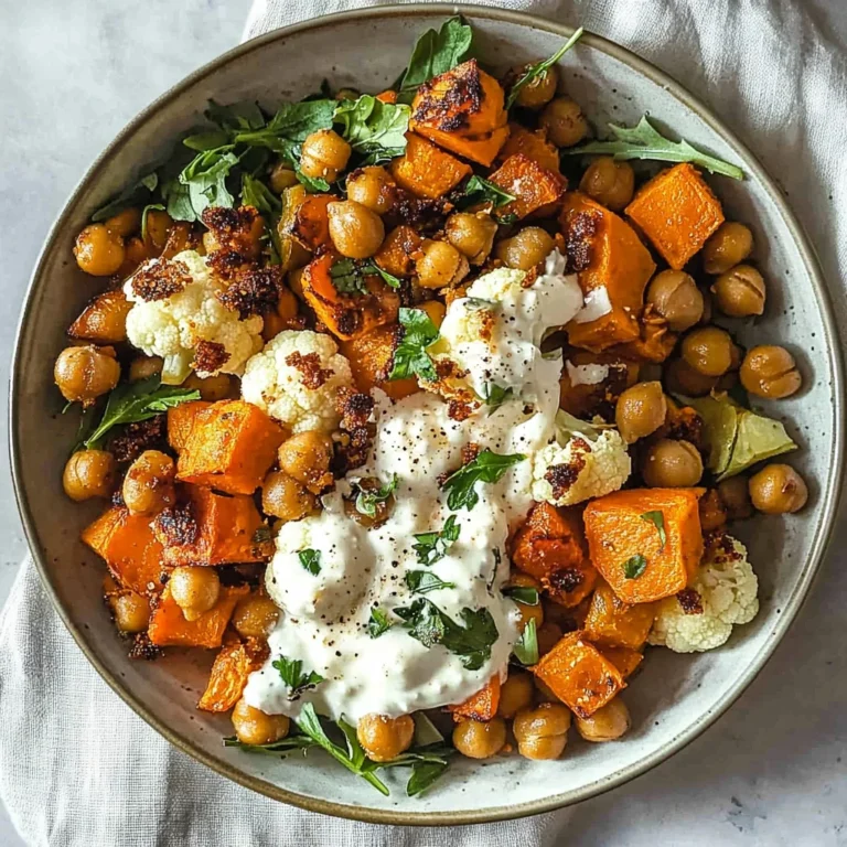 Glow Bowl Recipe: Roasted Veggie, Tahini Yogurt Sauce