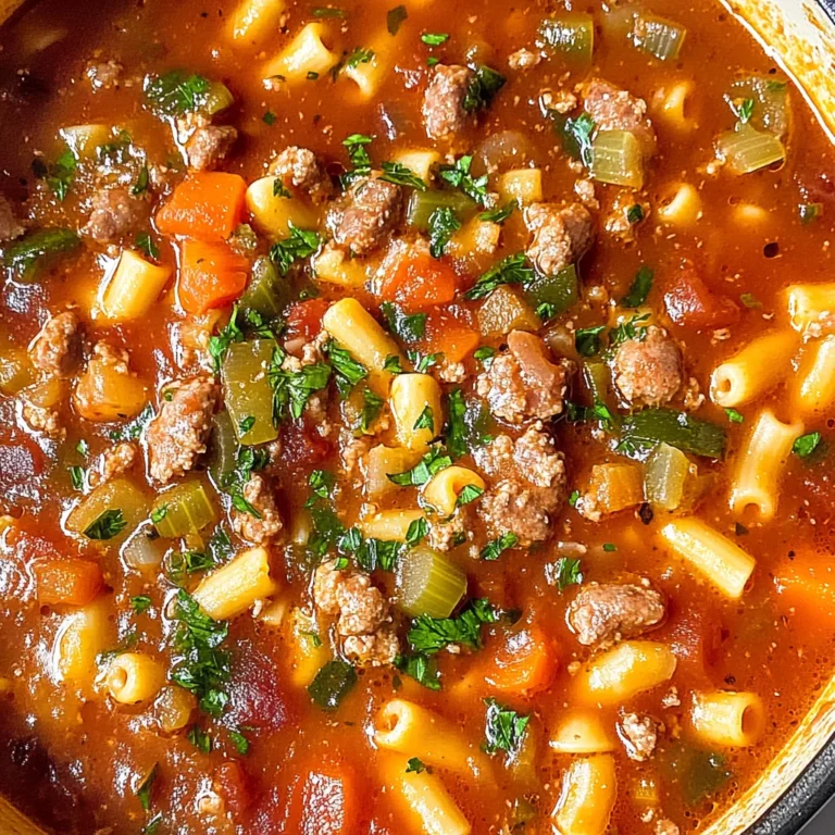Hearty Pasta Fagioli Soup
